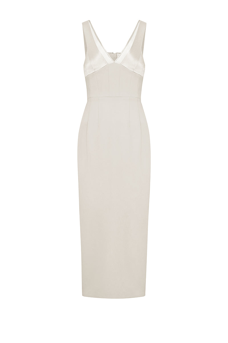 GRANADA DRESS IN CREAM - CULT MIA