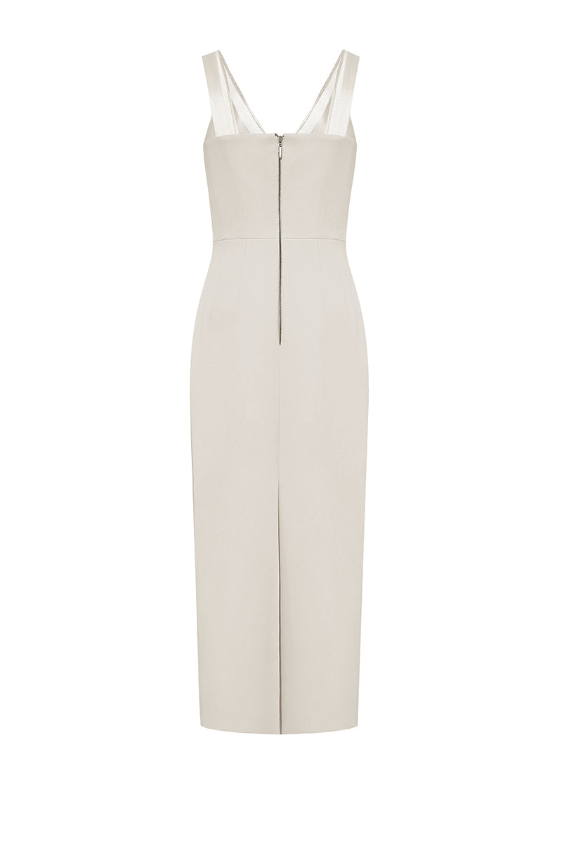 GRANADA DRESS IN CREAM - CULT MIA