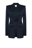 Black Badajoz jacket by Lekieu, showcasing a stylish and versatile jacket with a sleek design and modern fit.