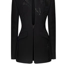 Black Bordeaux jacket by Lekieu, stylish men's outerwear with a tailored fit and sleek design, shown in the image.