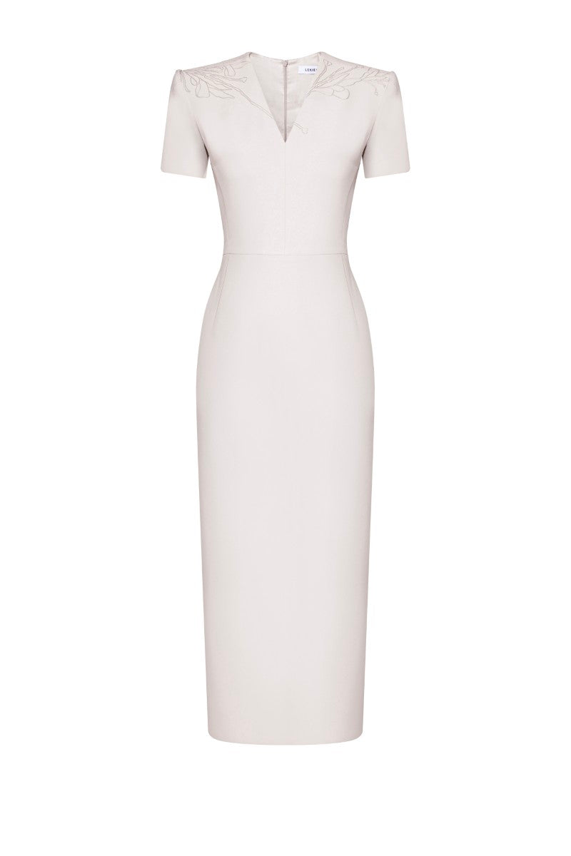 RENNES DRESS IN CREAM - CULT MIA