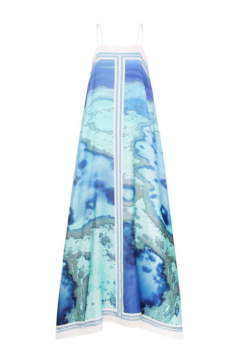 MALDIVES SILK MAXI DRESS - CULT MIA
