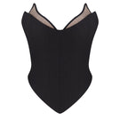 Nué VENEDA corset top, stylish and form-fitting, with lace-up front and adjustable straps, perfect for trendy casual wear.