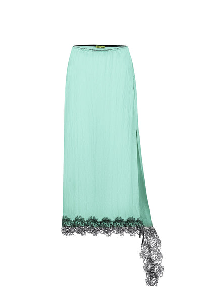 MINT AND BLACK LACE SKIRT | CULT MIA | Sayya