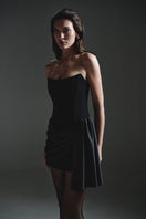 Black HOPE dress and trail mini dress by BALYKINA, featuring stylish design and comfortable fit, shown on a model.