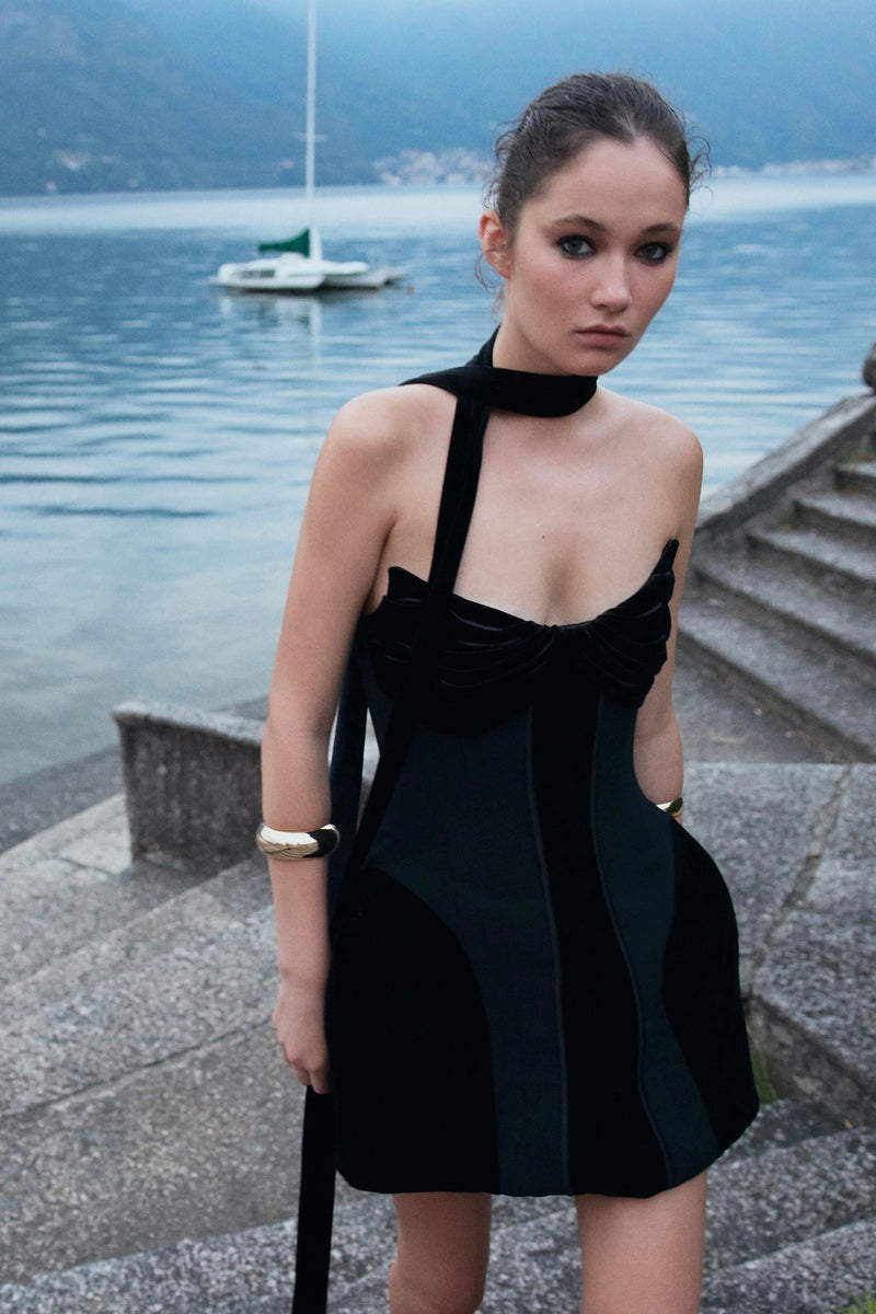 BALYKINA SELENE DRESS IN Black