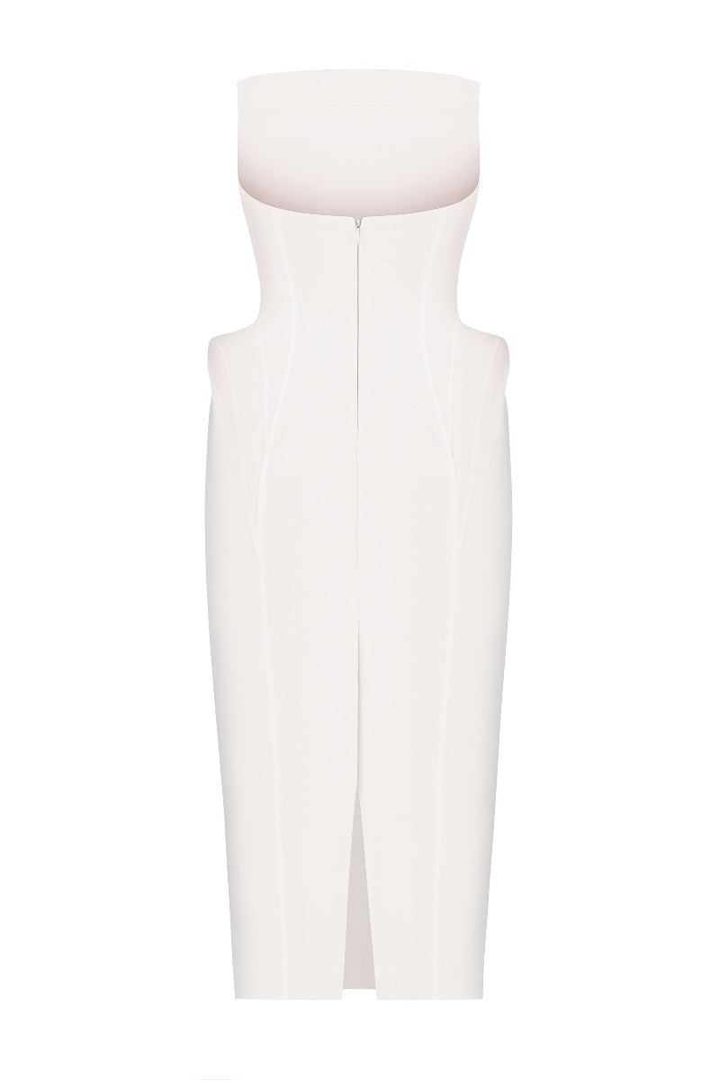 ALLEGRA DRESS IN WHITE - CULT MIA