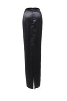 Arti Apparel Laurent maxi skirt in flowing fabric, shown in a full-length view with a high waist and elegant design.