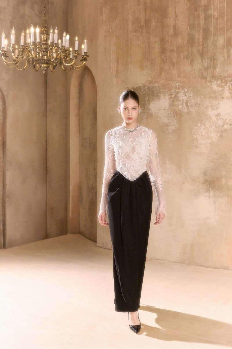 Arti Apparel Ella Maxi Dress featuring flowing fabric and elegant design, perfect for casual or formal occasions.