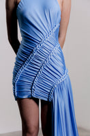 Francisco Arce Maria Dress mini dress with floral pattern and ruffled hem, stylish and lightweight for summer wear.