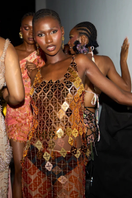Onalaja Onalaja Sequin Emblem Slip Top featuring shimmering sequins and a sleek, fitted design for stylish wear.