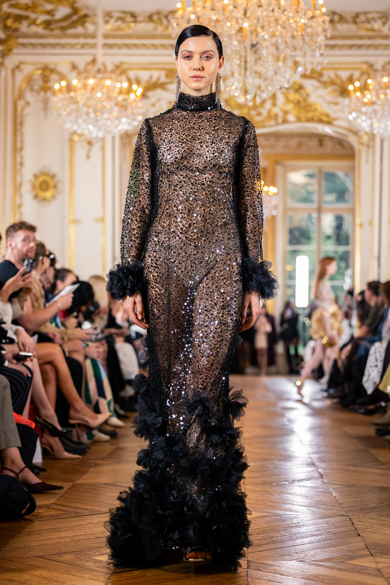 SILVIA DRESS IN BLACK - CULT MIA