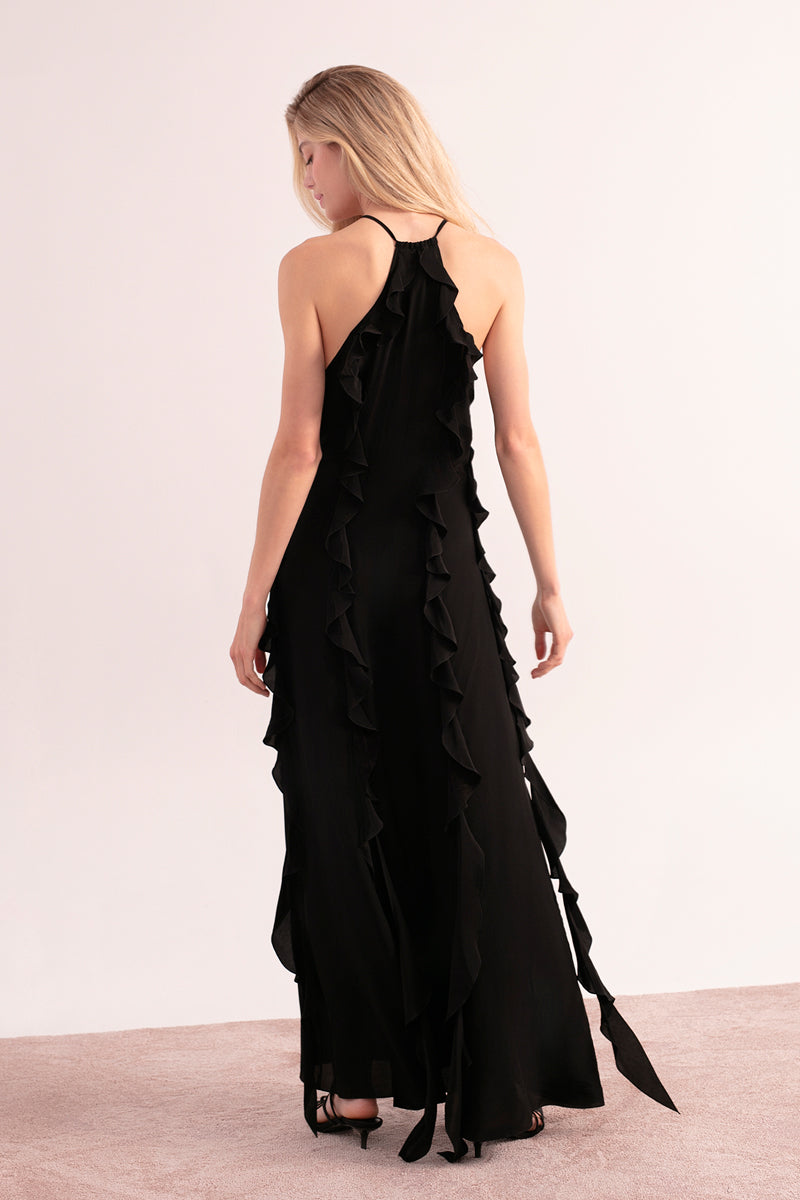 PACIFIC OCEAN DRESS IN BLACK - CULT MIA