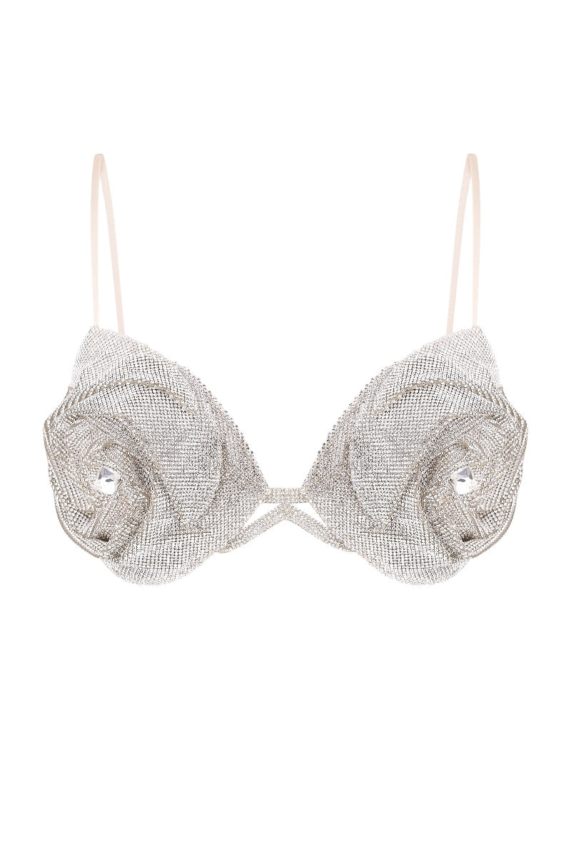 ROSE CRYSTAL BRA - CULT MIA
