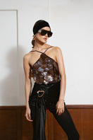 LEDIEL Grecia Top, stylish women's sleeveless top in soft fabric, featuring a relaxed fit and elegant neckline.