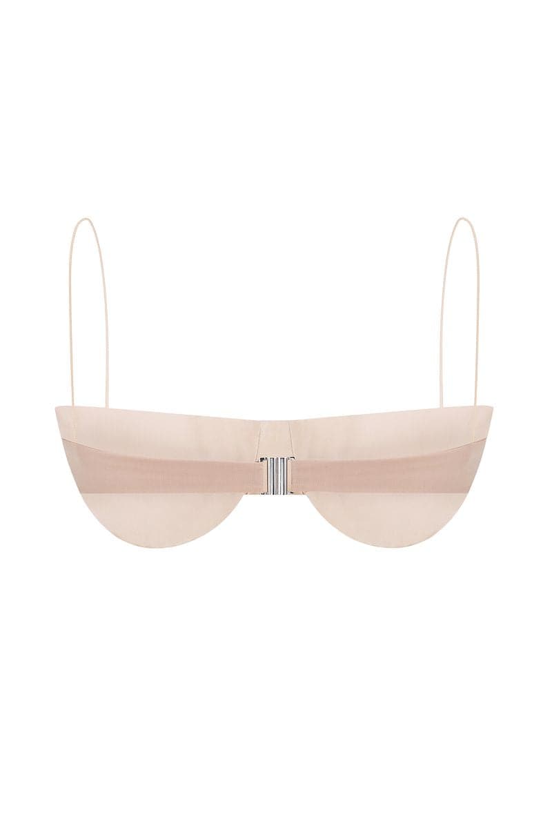 Nué Midnight Rhinestone Bra top with sparkling embellishments, featuring a stylish fit and intricate design for fashionable wear.