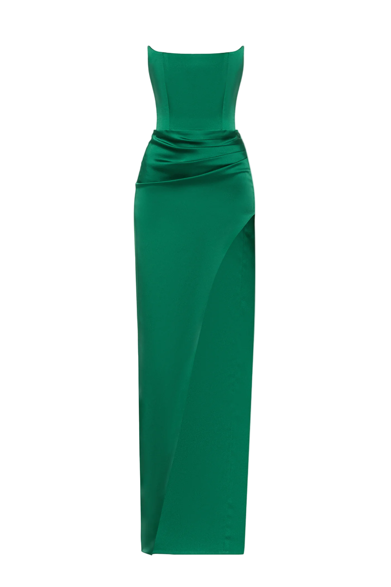 ANASTASIA MAXI DRESS IN EMERALD