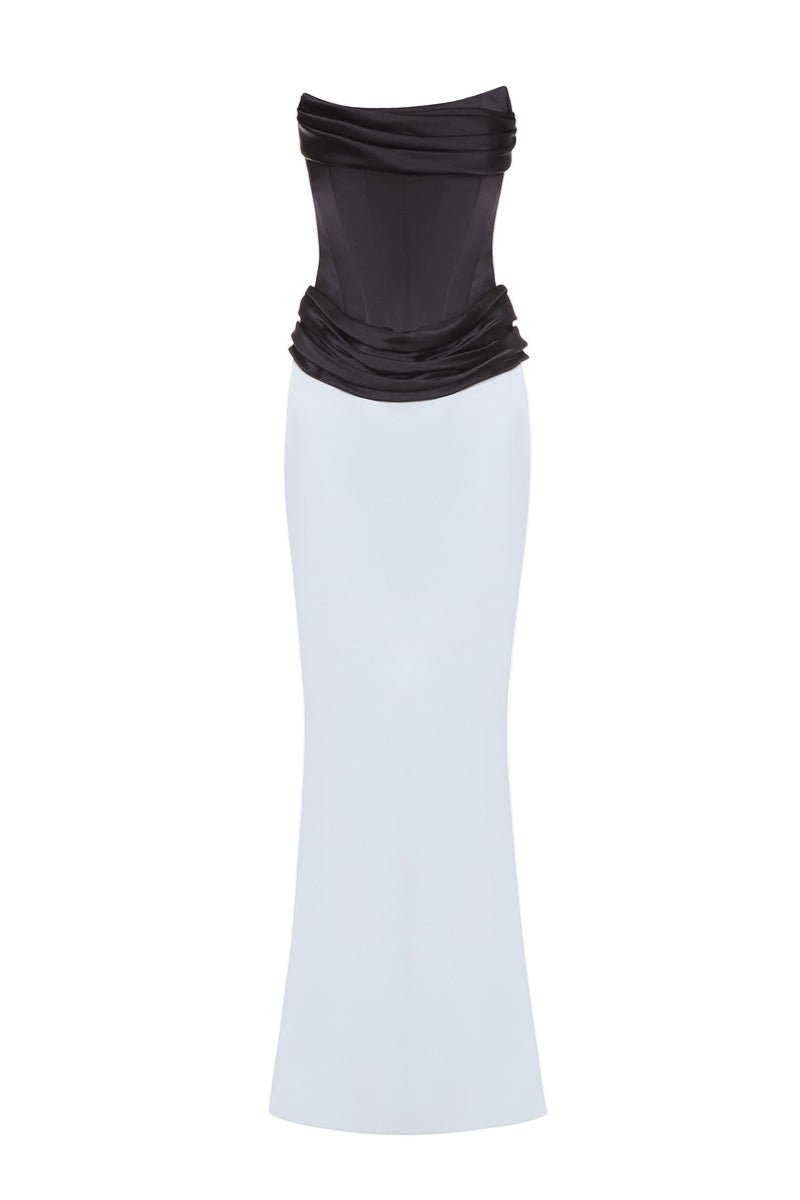 AIRIN DRESS IN LIGHT-BLUE