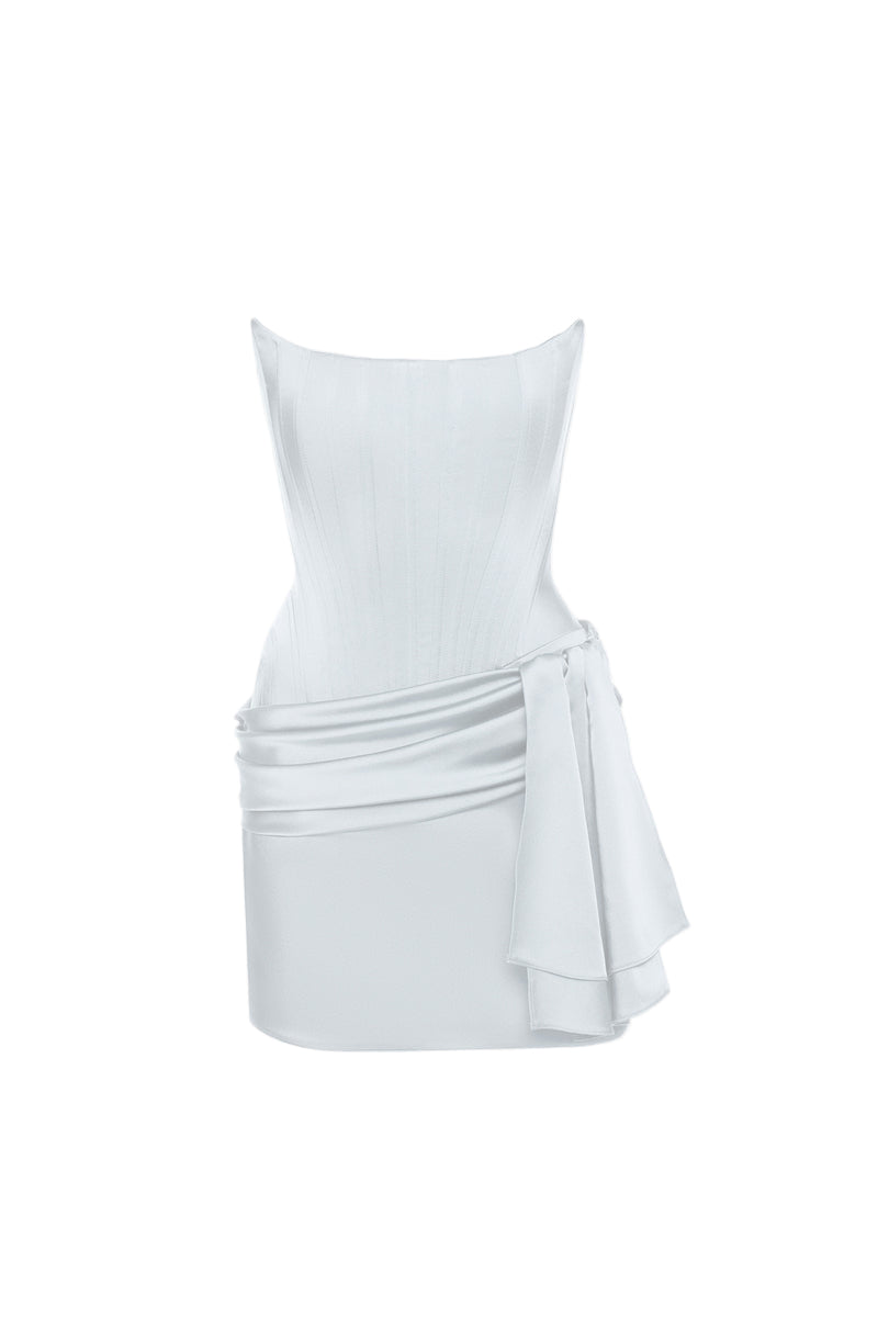 IRMA DRESS IN LIGHT-BLUE
