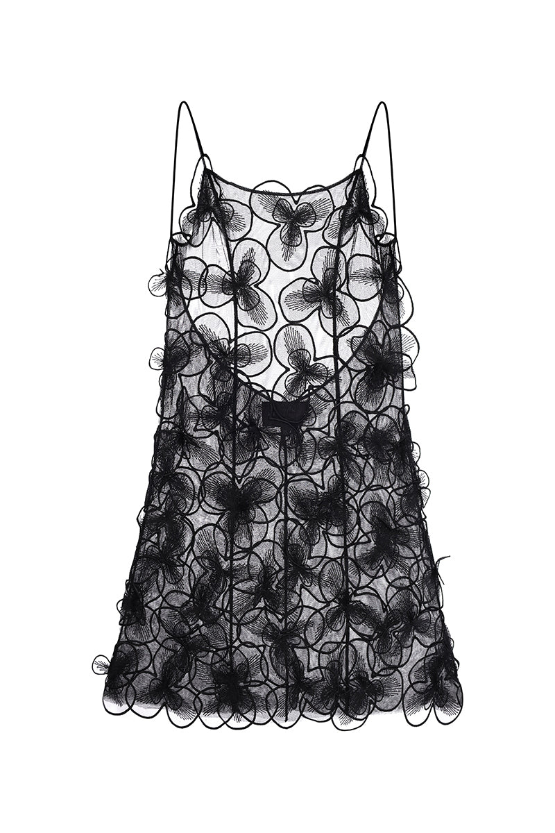 ANETTE MINI DRESS IN BLACK - CULT MIA