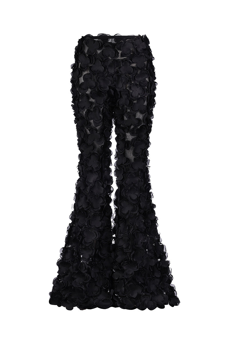 NOOR TROUSERS IN BLACK - CULT MIA