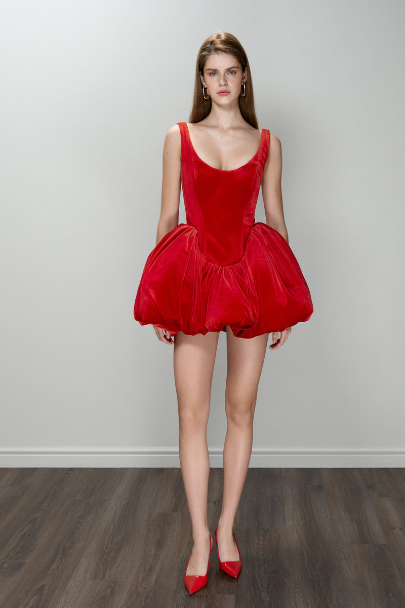 LICA DRESS IN RED