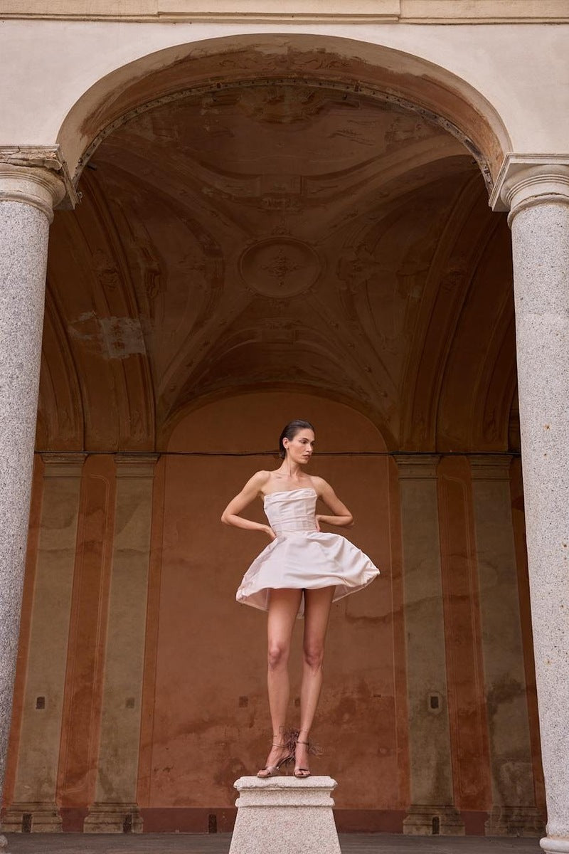 BLAIR DRESS IN BLUSH PINK