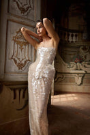 Elegant BALYKINA MUNA dress gown with intricate details, flowing fabric, and a sophisticated design perfect for formal occasions.