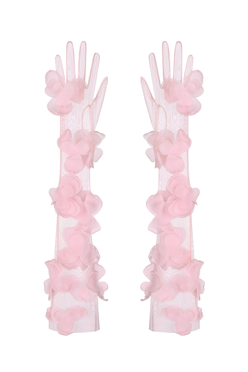 MARTINA GLOVES IN PINK - CULT MIA