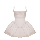 Blush pink Saris mini dress by Balykina, featuring elegant fabric and a stylish, fitted design perfect for casual or semi-formal wear.