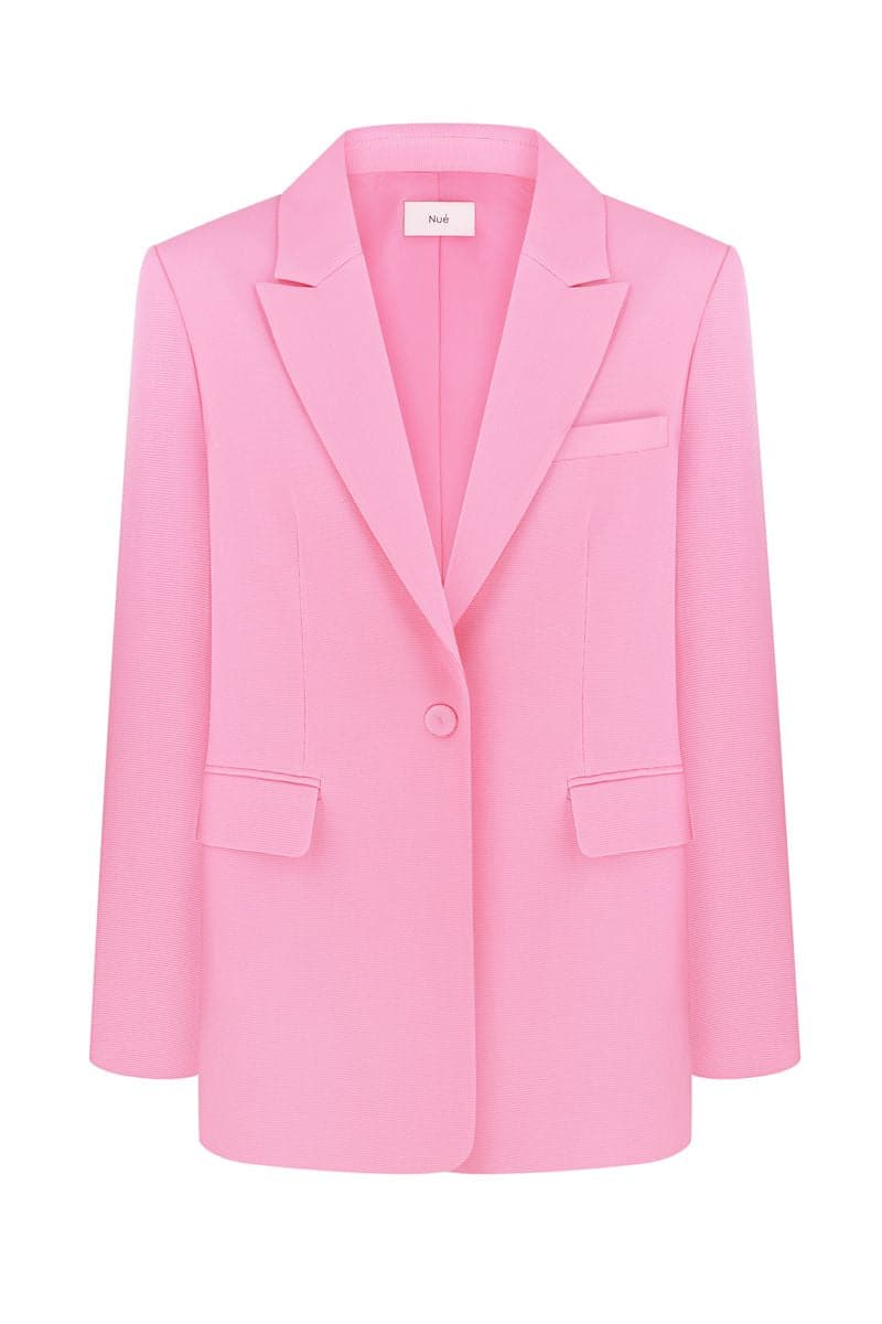 PINK WAFFLE OVERSIZED BLAZER - CULT MIA