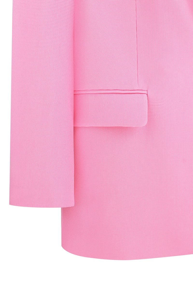 PINK WAFFLE OVERSIZED BLAZER - CULT MIA
