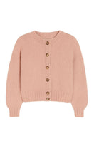 First Born Knits Lulu cardigan, soft knit fabric in a cozy, stylish design, displayed on a neutral background.