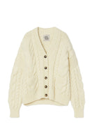 First Born Knits Paris Cardigan in soft knit fabric, featuring a relaxed fit and button-front design.