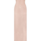 Nué Bare Glossy Sequin Gown with shimmering sequins and elegant design, perfect for formal occasions.