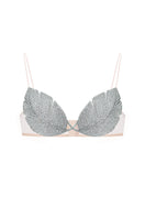 Nué YASMIN rhinestone leaf bralette top with intricate leaf design and sparkling rhinestones, stylish and feminine for casual wear.