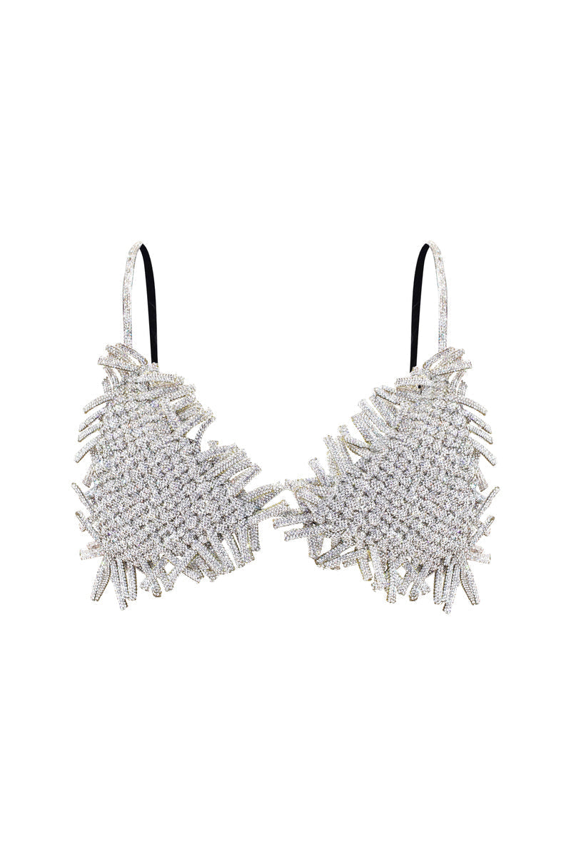 Nué Desirée Triangle Bra featuring soft fabric cups and adjustable straps, designed for comfortable everyday wear.