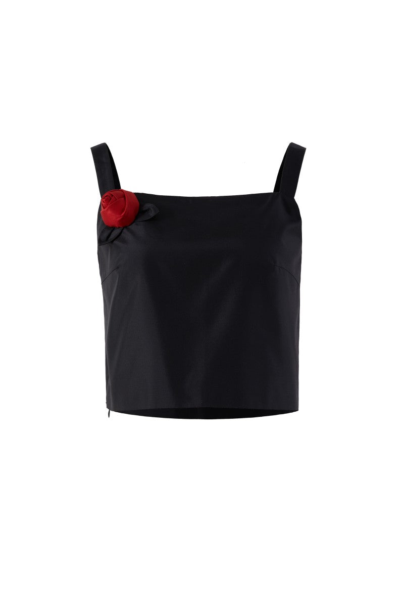 RED ROSE APPLIQUÉ SET - CULT MIA