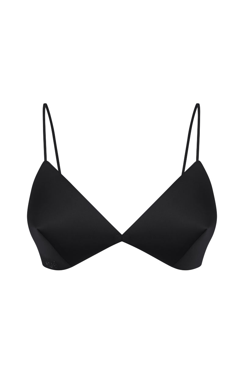 Nué Poppy Bullet Bra showing smooth, molded cups and adjustable straps for comfortable support and everyday wear.