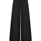 Nué Solange black pants shown, featuring a stylish fit and smooth fabric, perfect for casual or dressy occasions.