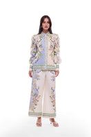 BY HAÓ Orlina Linen Co-ords set featuring a stylish top and matching pants, lightweight and comfortable for casual wear.