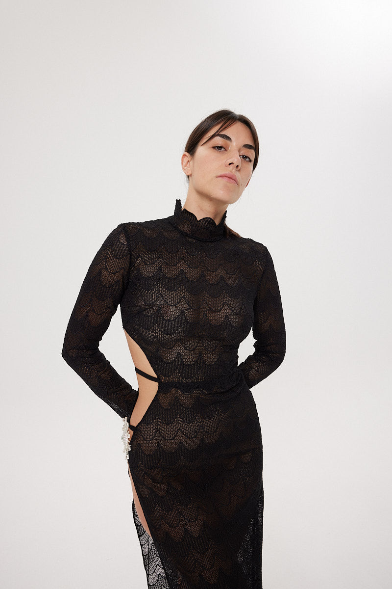 THE LUMIERE LACE MAXI DRESS - CULT MIA