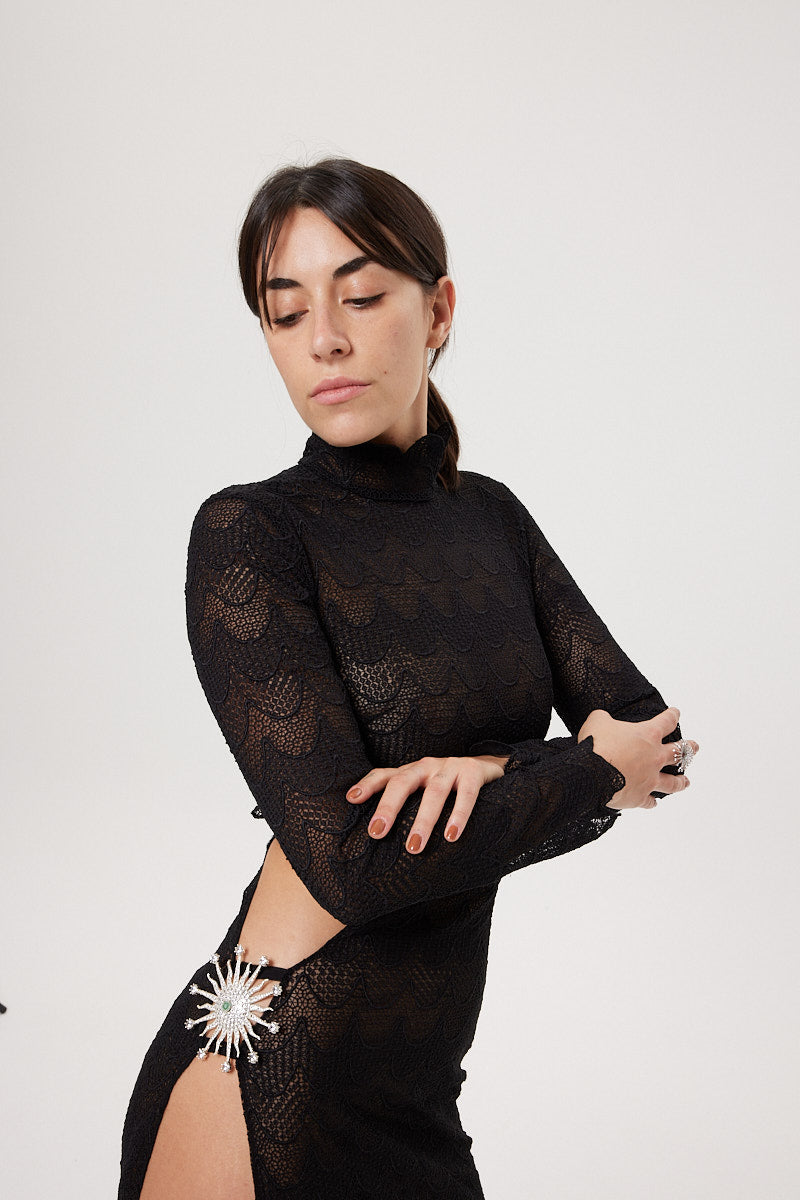 THE LUMIERE LACE MAXI DRESS - CULT MIA