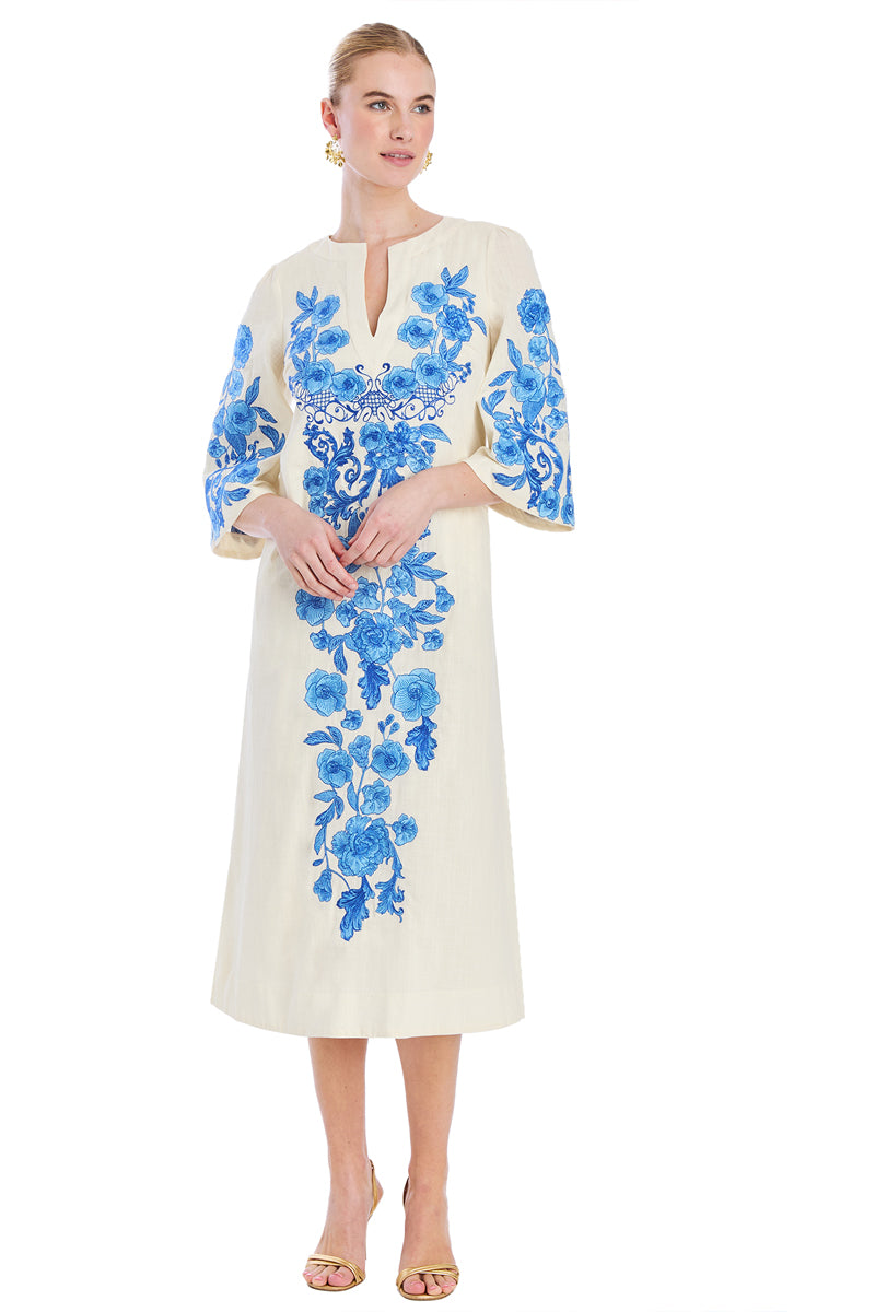 INES CAFTAN IN IVORY ROYAL - CULT MIA