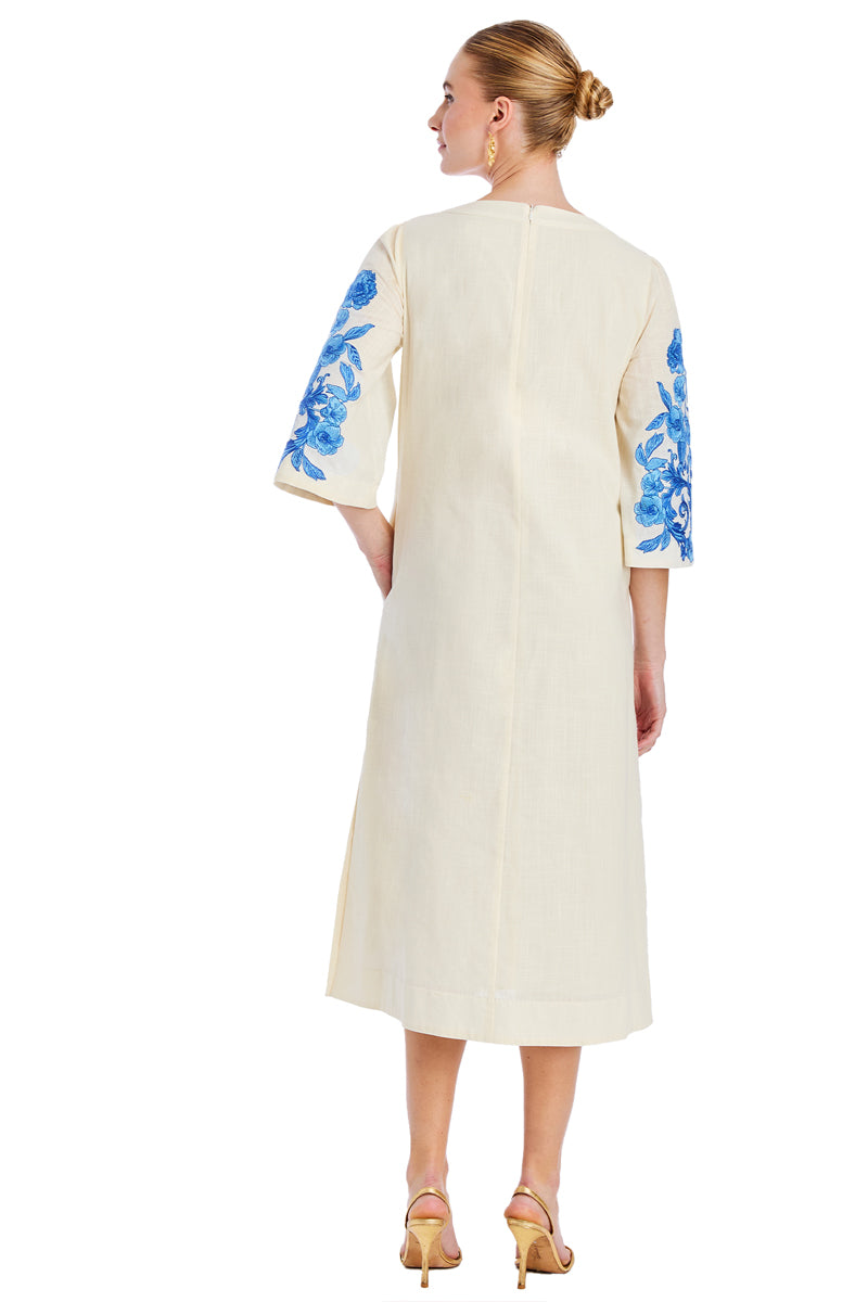 INES CAFTAN IN IVORY ROYAL - CULT MIA
