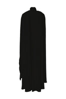 Black Studio NK Infinity Dress, elegant maxi dress with flowing fabric and versatile style, shown in a full-length view.
