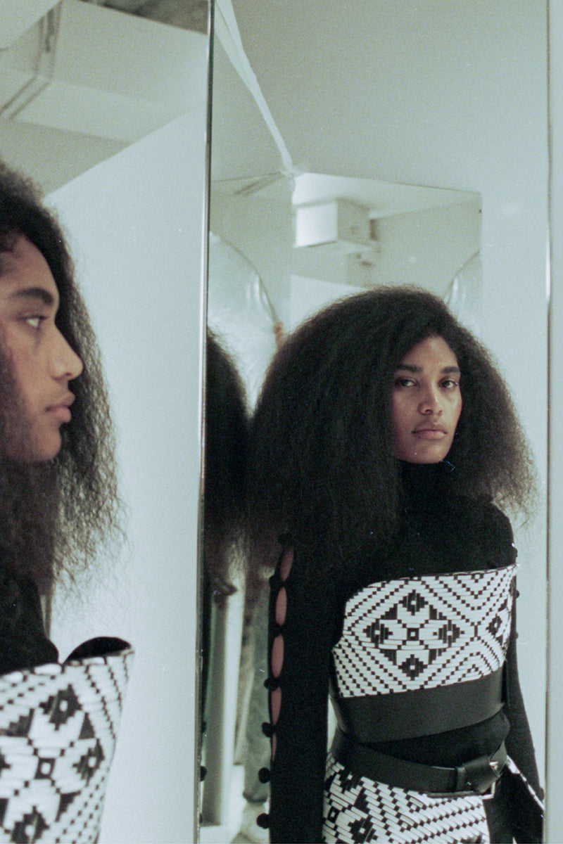 INTRECCIATTO TOP LEATHER - CULT MIA