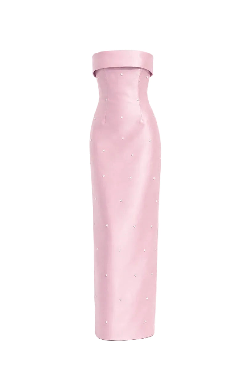 ISOLDE MAXI DRESS IN POWDER - CULT MIA