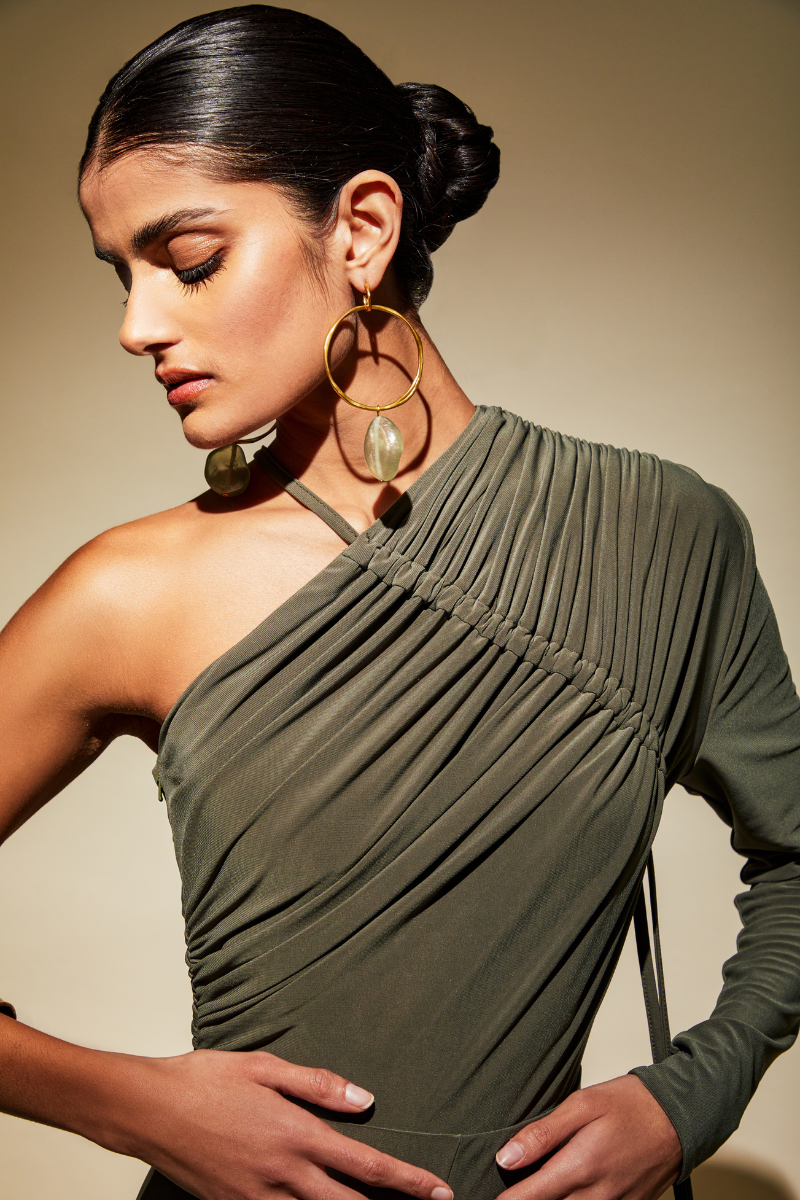 IVY JUMPSUIT IN GREEN - CULT MIA