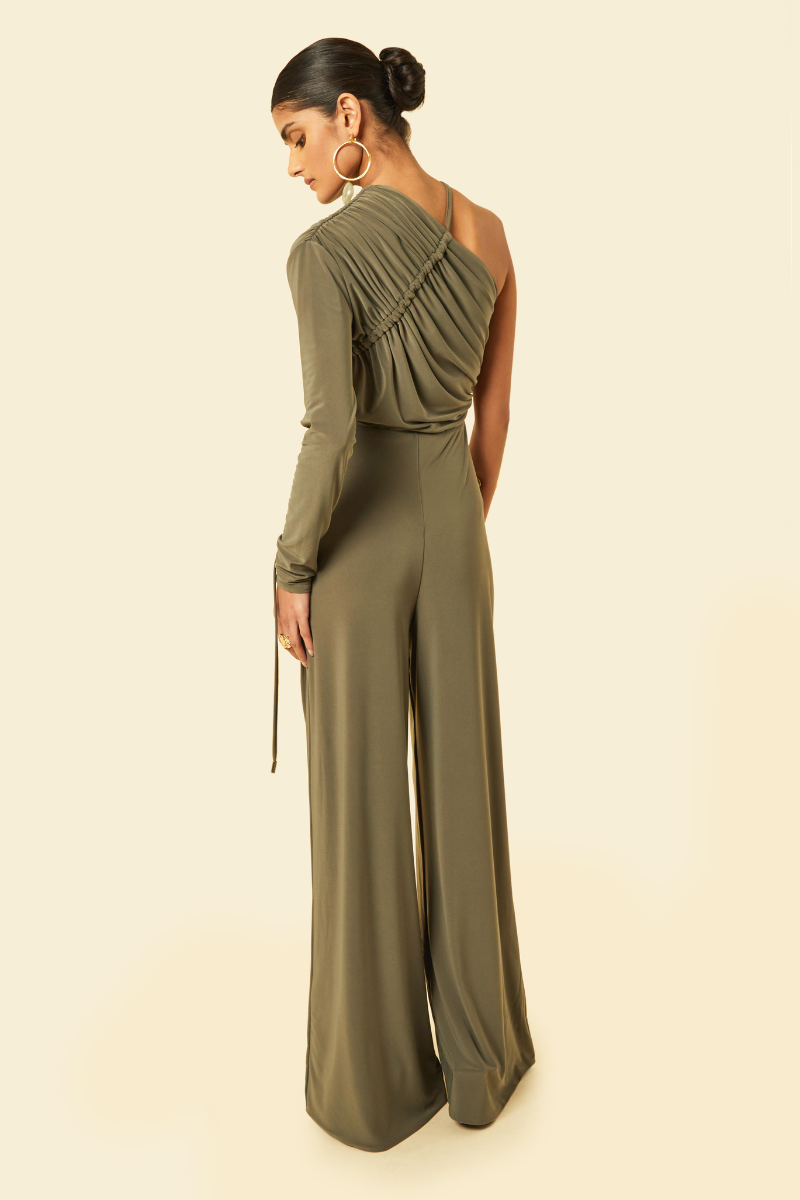 IVY JUMPSUIT IN GREEN - CULT MIA